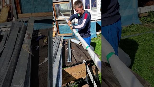 Как из профилей для гипсокартона сделать подпорки для яблок ?) АСМР видео) #shorts смотреть онлайн