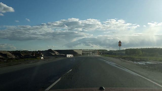ЦКАД-4. Новый путепровод около Белых столбов смотреть онлайн