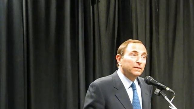NHL Commissioner Gary Bettman Press Conference in Nashville Tennessee 2-19-09 смотреть онлайн