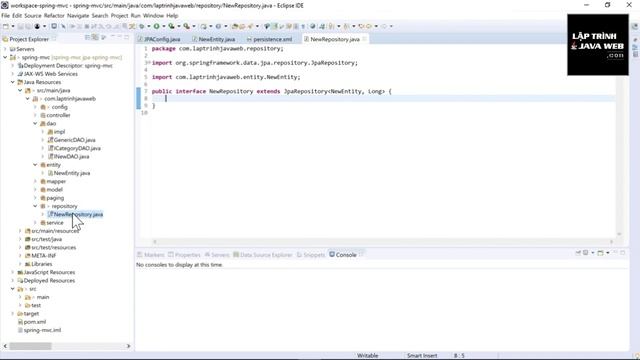 JPA, Spring Data JPA trong java spring mvc framework và mysql phần 6 смотреть онлайн
