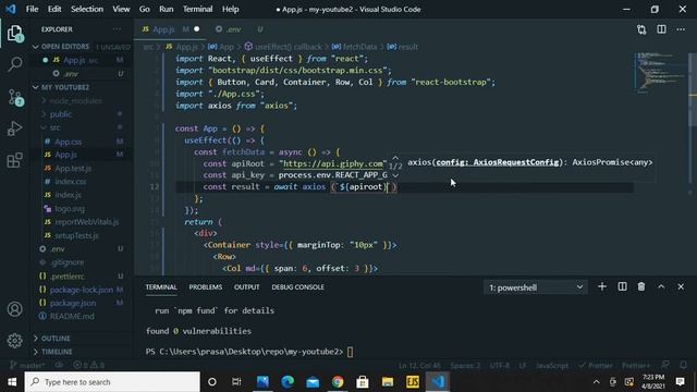 React.js Giphy App fetching random images смотреть онлайн