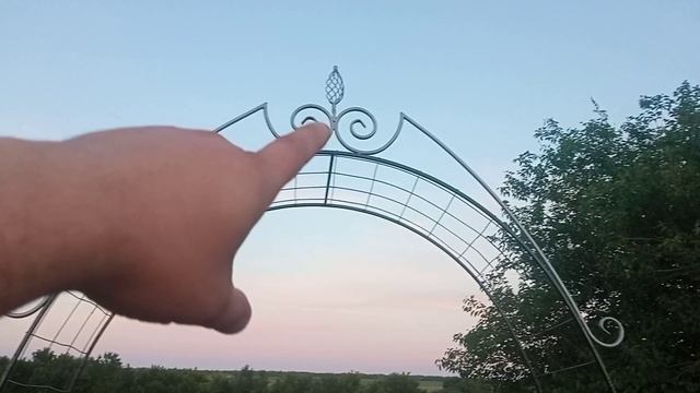 Арка для РОЗ своими руками из профтрубы. Холодная ковка