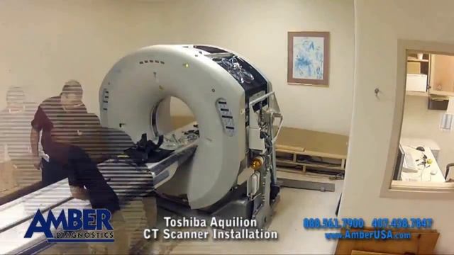 Toshiba Aquilion CT Scanner Installation смотреть онлайн