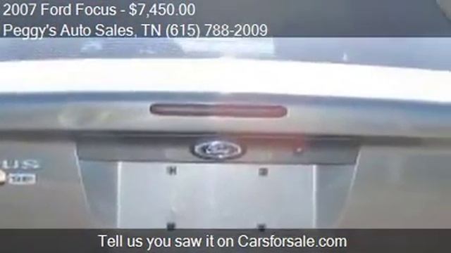 2007 Ford Focus ZX4 SES 4dr Sedan for sale in Hendersonville смотреть онлайн