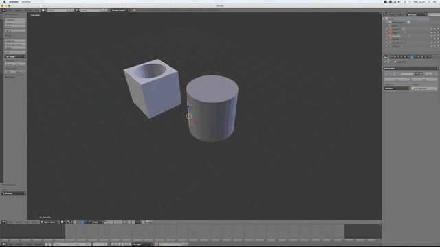 Blender boolean modifier смотреть онлайн