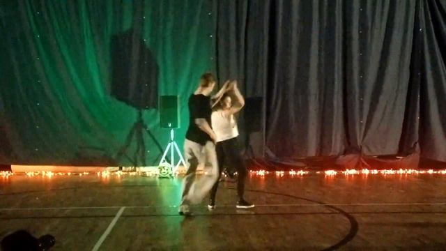 West Coast Swing Konstantin Baranov & Raisa Khismatullina Ivara dance studio's birthday смотреть онлайн