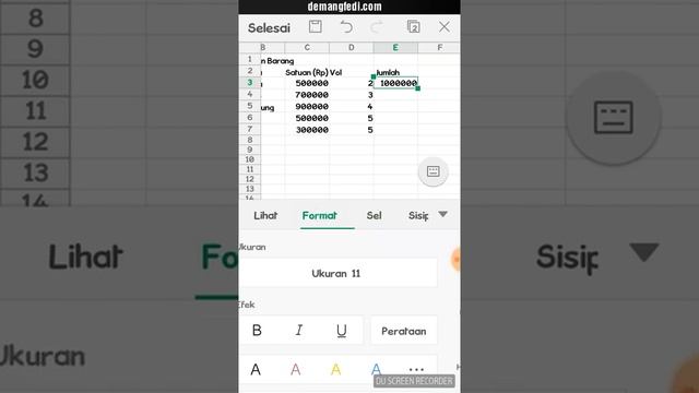 Tutorial WPS Office Android | Excel | WPS Office Free Premium APK