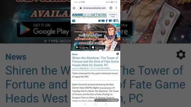 Shiren the Wanderer: The Tower of Fortune and the Dice of Fate Game Heads West for Switch, PC смотреть онлайн