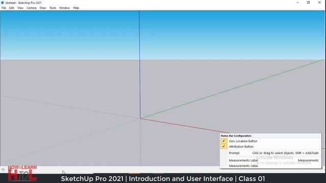 SketchUp Pro 2021 Complete Tutorial Introduction and User Interface Hindi Class смотреть онлайн