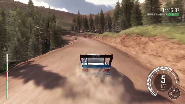Dirt Rally - Pikes Peak (Gravier) - Peugeot 405 T16 Pikes Peak (gameplay) смотреть онлайн
