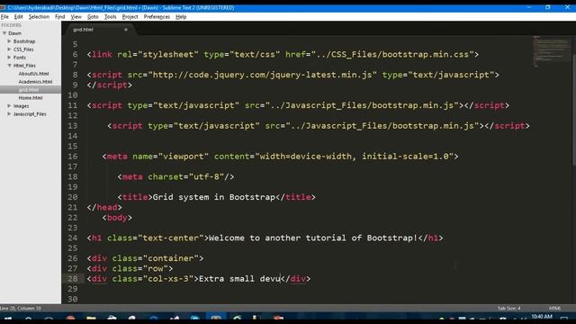 Bootstrap 3.0 Tutorial - Grid System смотреть онлайн