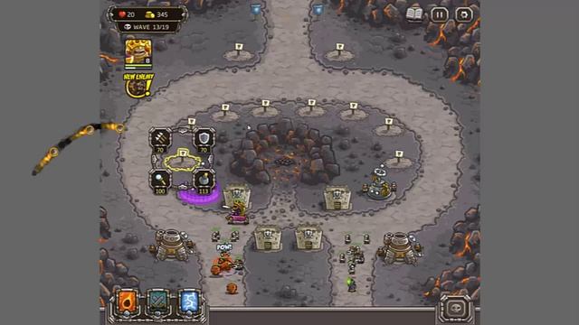 Kingdom Rush Прохождение: Level 11 - "Forsaken Valley" смотреть онлайн