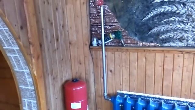 Отопление твёрдотопливным котлом в стиле "Ленинградка" смотреть онлайн