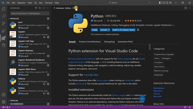 Instalación Python 3.10, VSCode y su extensión de Python смотреть онлайн