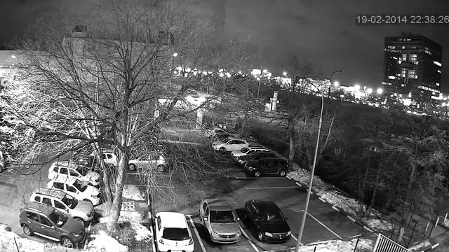 Ночная запись с FullHD IP камеры Polyvision на базе матрицы Sony Exmor IMX122