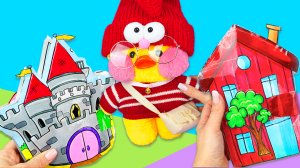 Домик VS Замок для уточки Лалафанфан своими руками