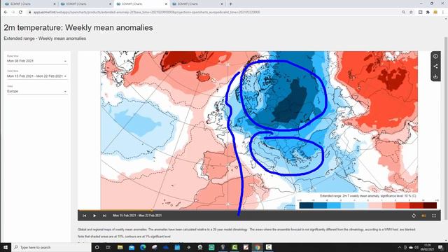 EC 30 Day Weather Forecast For UK & Europe: 8th February To 8th March 2021 смотреть онлайн