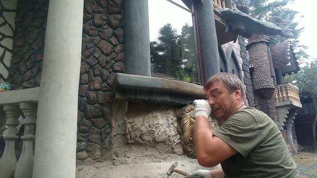 Резьба по бетону, барельеф. Часть 1.Что может муза! смотреть онлайн