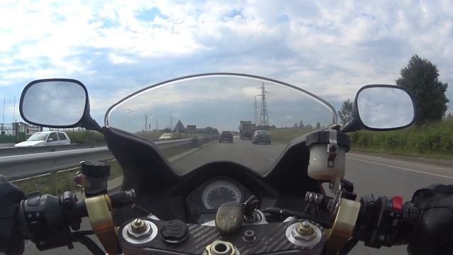 Driving From Home  To Work First Time Suzuki SV1000S