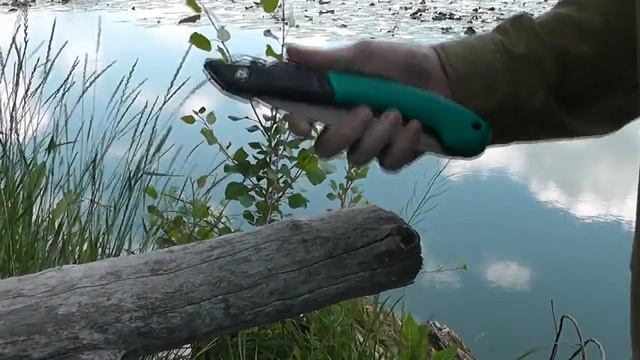 Пила садовая складная, туристам и выживальщикам рекомендую #ru_kompass #bushcraft