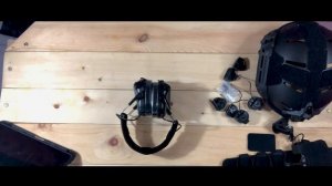 My Set Up Helmet - FMA MTEK FLUX Install Earmor M31 Earprotection and Earmor M13 Adaptor