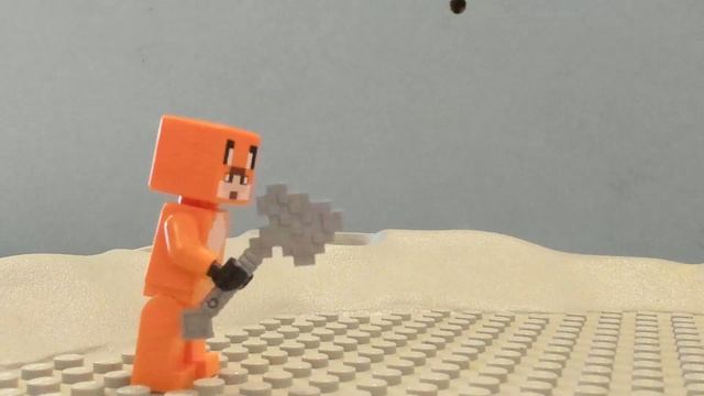 Drowned vs Fox Guy | Minecraft Lego stop motion.#lego #minecraft смотреть онлайн