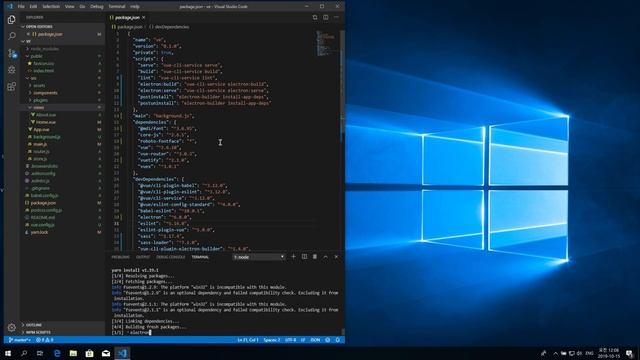 Vue와 Electron으로 데스크탑앱 만들기 강좌 001 첫번째 앱 만들어보기 смотреть онлайн
