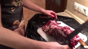 Охота на кабана с вышки, с гладкоствольным ружьем. Стреляю из под подствольного фонаря.