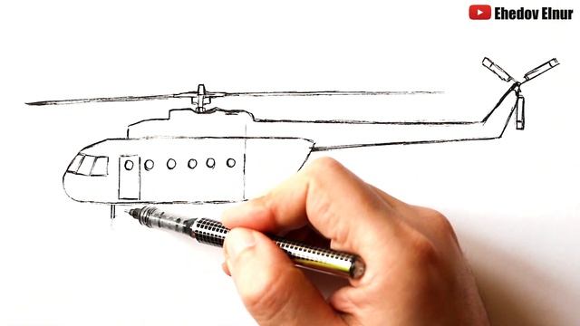 Как нарисовать Боевой Вертолёт смотреть онлайн