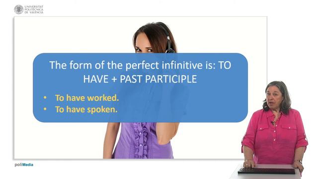 Course unit 5: Use of english. Perfect infinitive | 14/29 | UPV смотреть онлайн