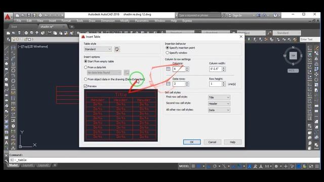How to insert Table in Autocad 2016 to 2020 смотреть онлайн