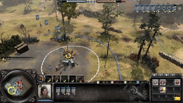 Company of Heroes 2 ( 2 v 2) топ игра 2013,стратегии про войну смотреть онлайн