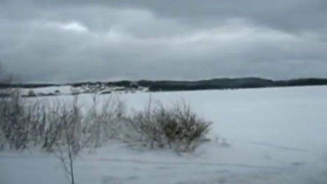 Зимняя Подледная Русская рыбалка, Уха на костре зимой, Озеро снег