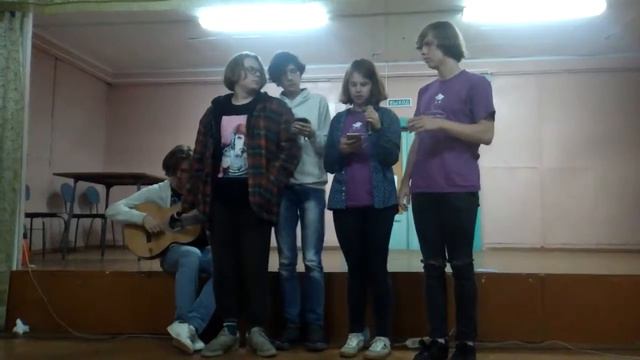 на старых сидениях кинотеатра (embarrassing actions in dubky)