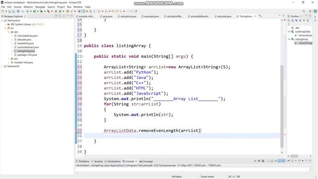 ArrayList in Java Part 2 смотреть онлайн