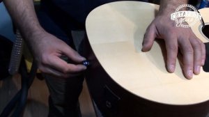 Установка трансакустического звукоснимателя X2 DOUBLE в гитару Sigma GMC-STE+