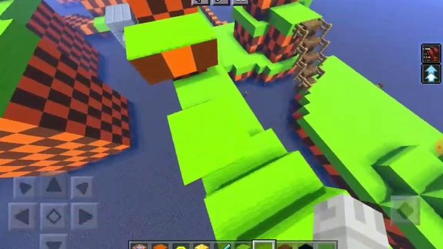 my custom sonic map in minecraft pe? смотреть онлайн