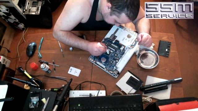 Dust cleaning, and replacement of thermal paste in Sony laptop смотреть онлайн
