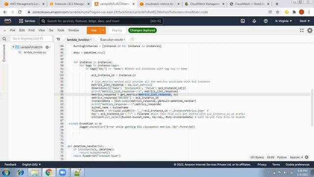 How to get ec2-cloudwtach metrics via AWS lambda function смотреть онлайн