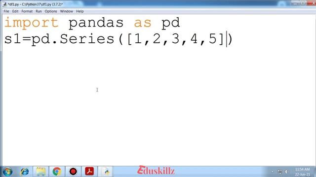 15 Creation of DataFrame from Series in Python Informatics Practices Class 12th смотреть онлайн