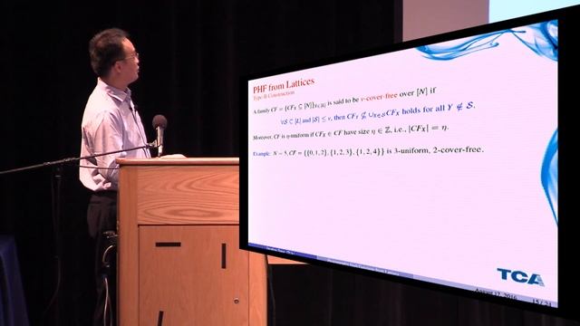 Programmable Hash Functions from Lattices смотреть онлайн
