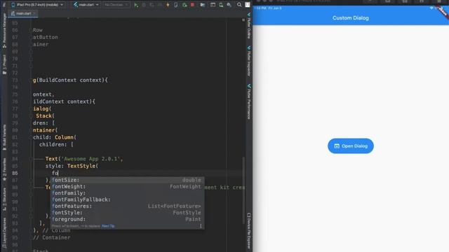 Custom Dialog in Flutter #2 смотреть онлайн