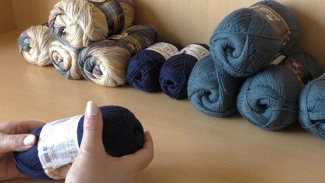 Покупка новой пряжи. Что у меня на спицах?