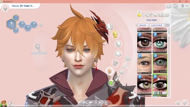 The Sims 4 | TARTAGLIA GENSHIN IMPACT | + CC Links | Create A Sims