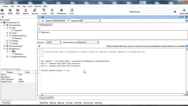 How to create a dynamic mockservice with SoapUI смотреть онлайн