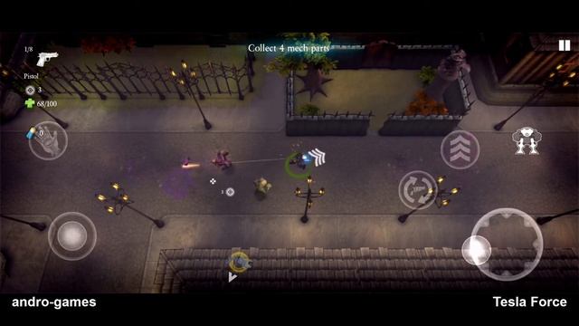 Tesla Force (by 10tons Ltd) - action game for Android and iOS - gameplay. смотреть онлайн