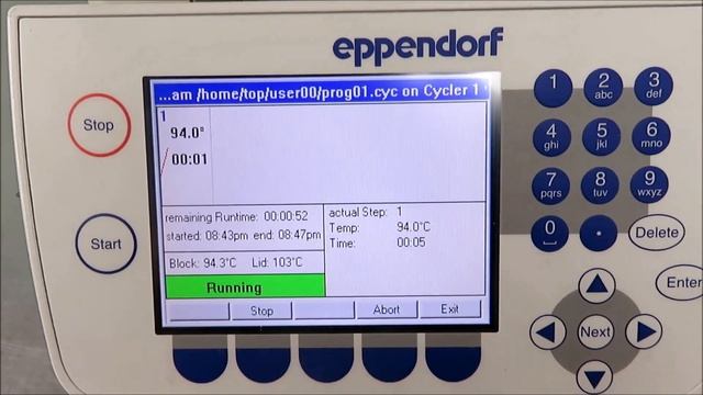 Eppendorf Mastercycler EP Gradient 96 Well Thermal Cycler