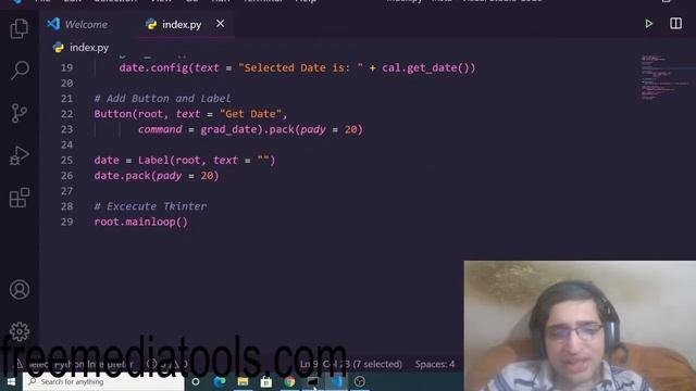 Python 3 Tkinter DatePicker Calendar Using tkcalendar Module GUI Script Desktop App Full Project смотреть онлайн