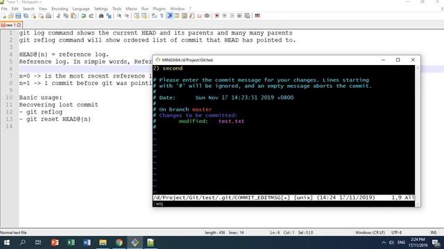 git reflog смотреть онлайн