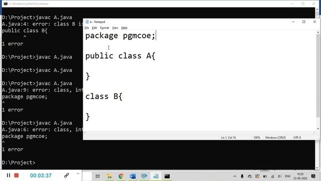 Java Class Declaration Rules смотреть онлайн